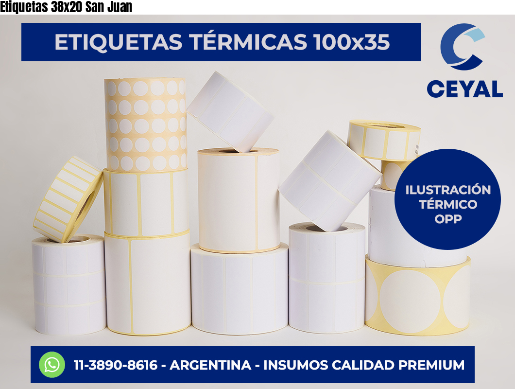 Etiquetas 38×20 San Juan