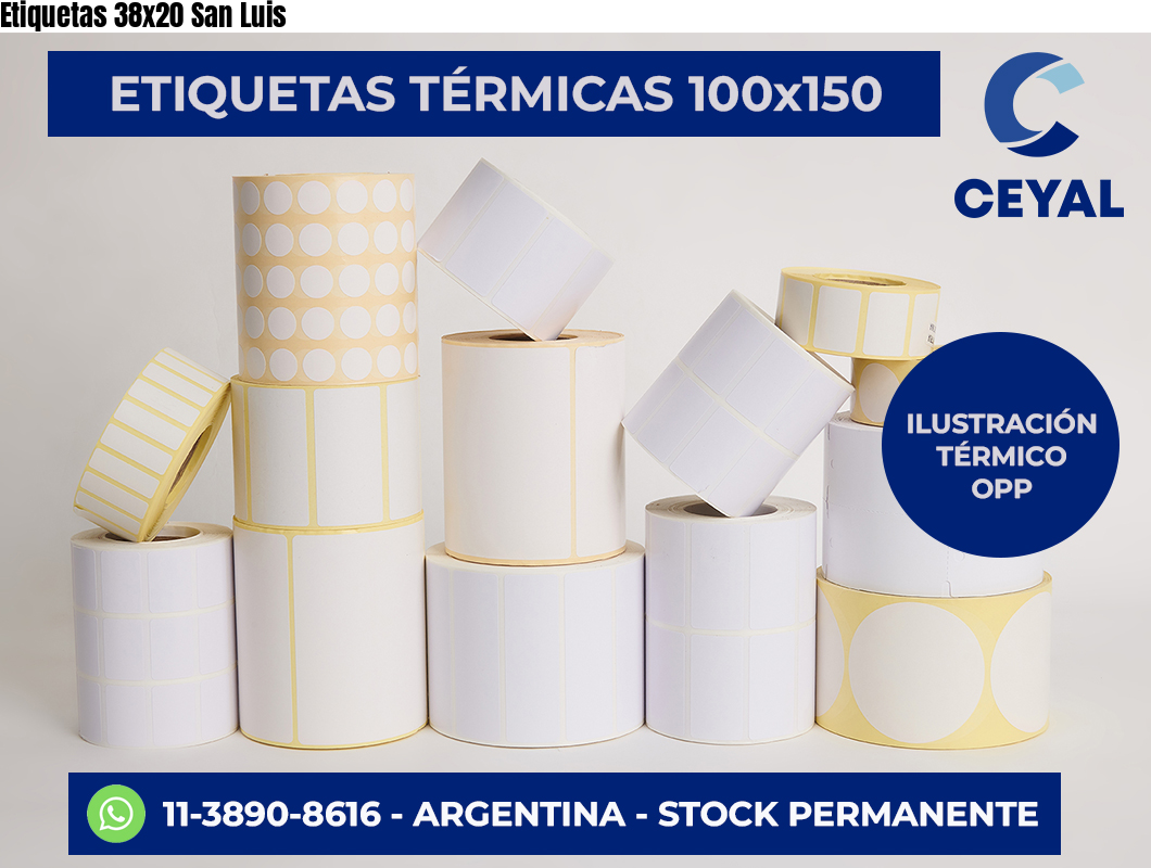Etiquetas 38×20 San Luis