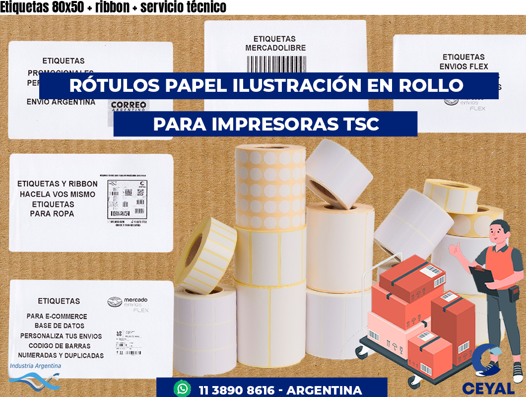 Etiquetas 80x50   ribbon   servicio técnico