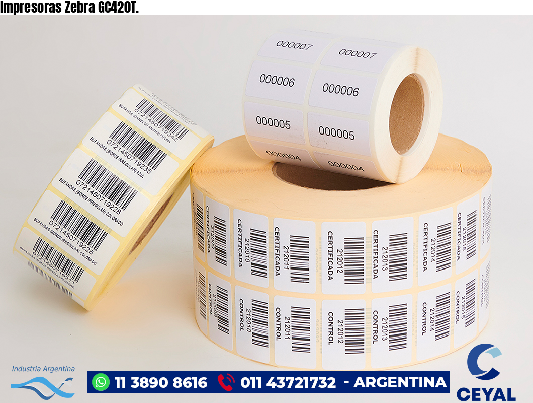 Impresoras Zebra GC420T.