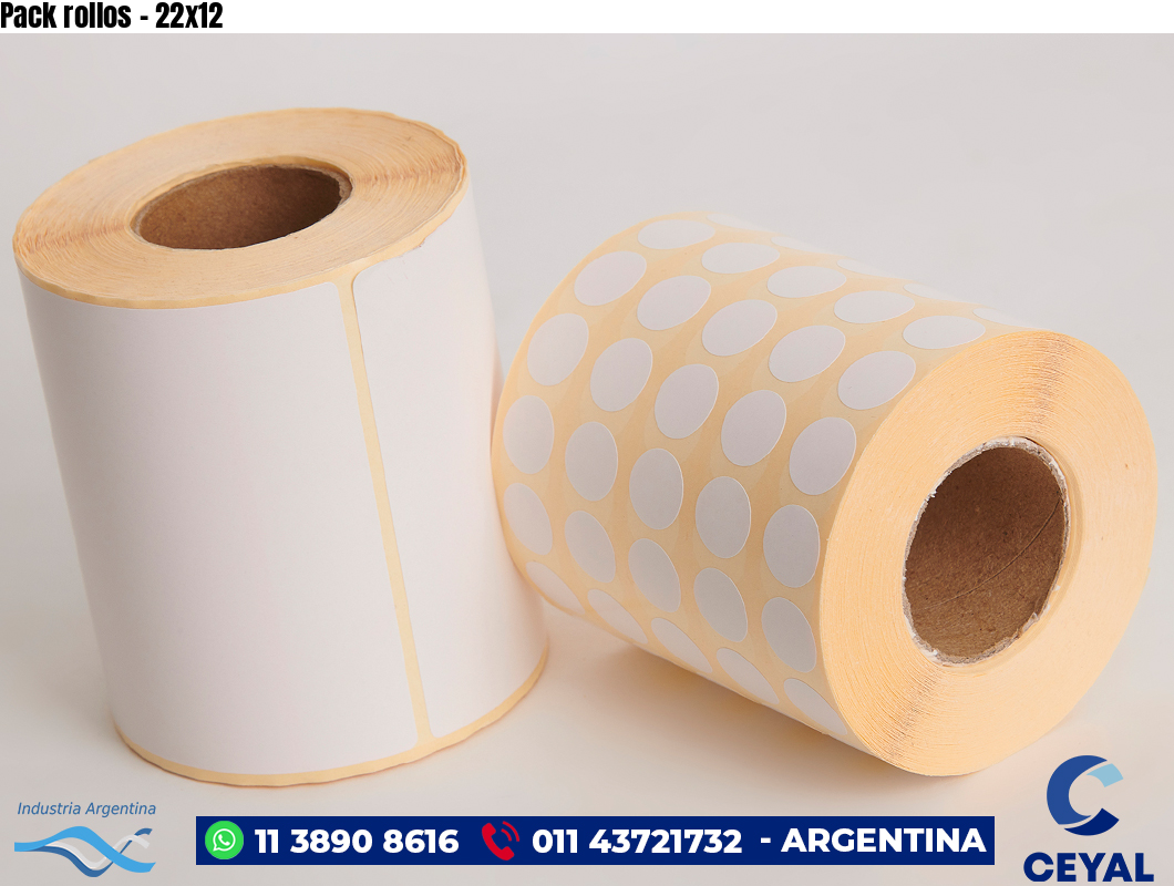 Pack rollos - 22x12