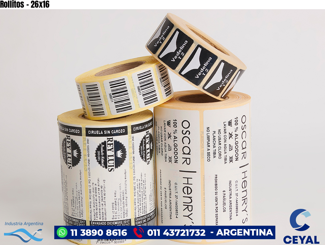 Rollitos - 26x16