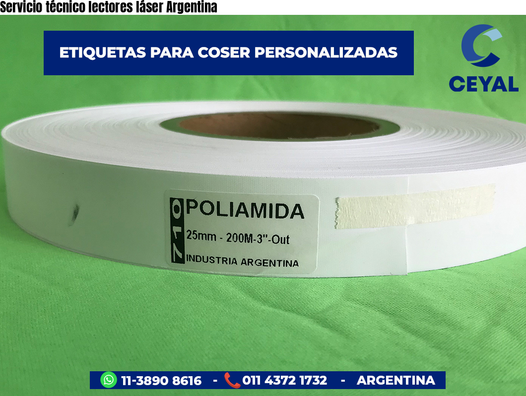 Servicio técnico lectores láser Argentina
