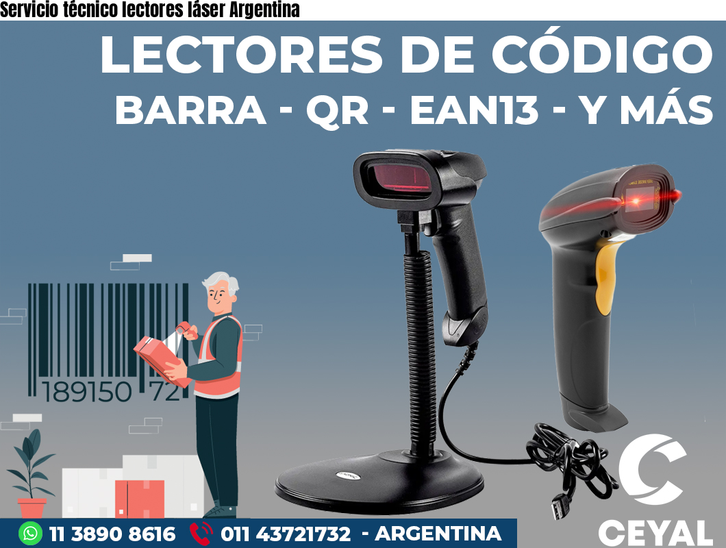 Servicio técnico lectores láser Argentina