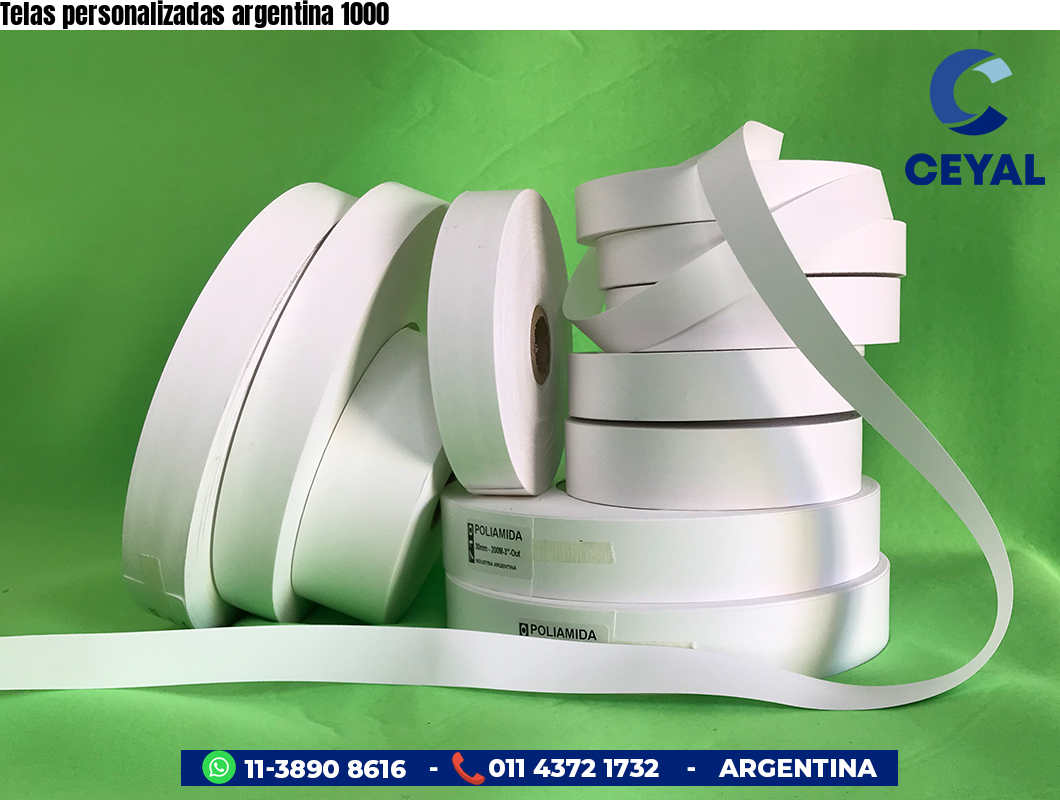 Telas personalizadas argentina 1000