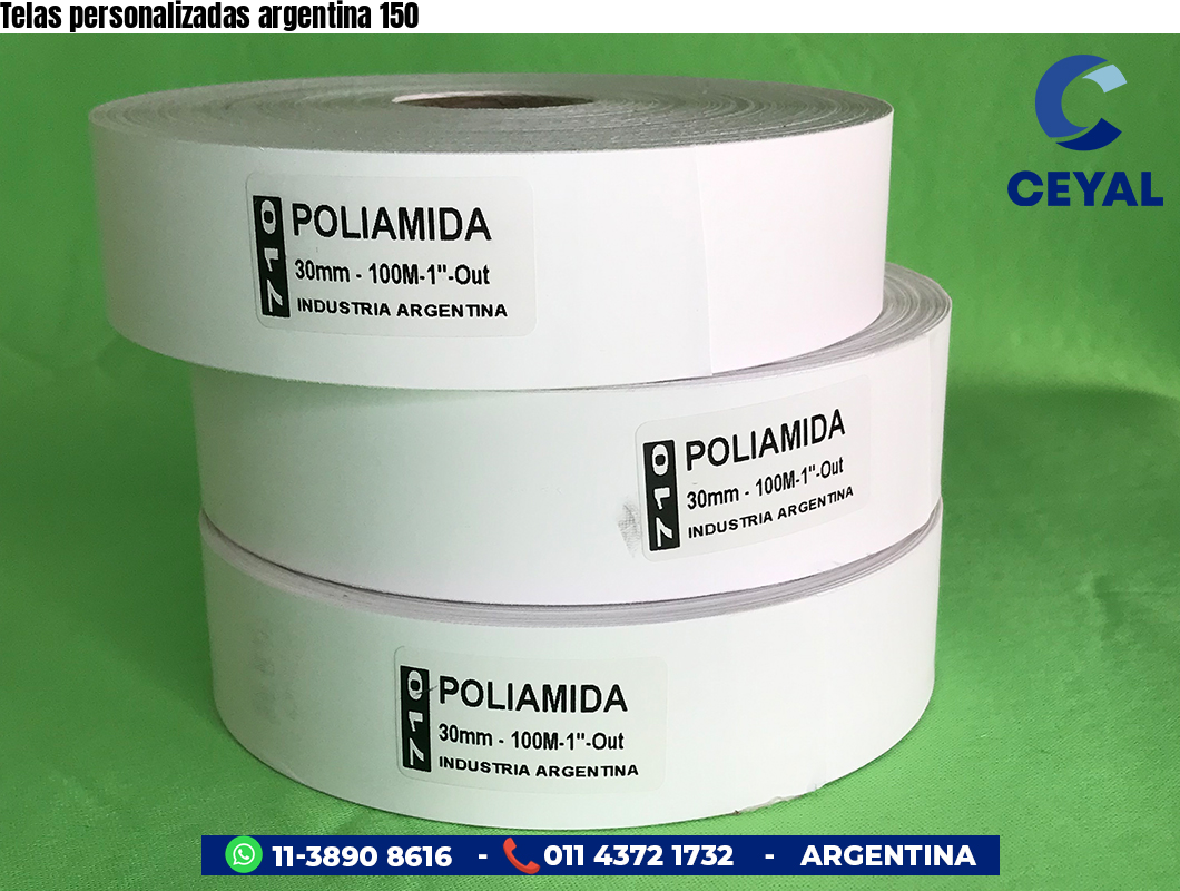 Telas personalizadas argentina 150