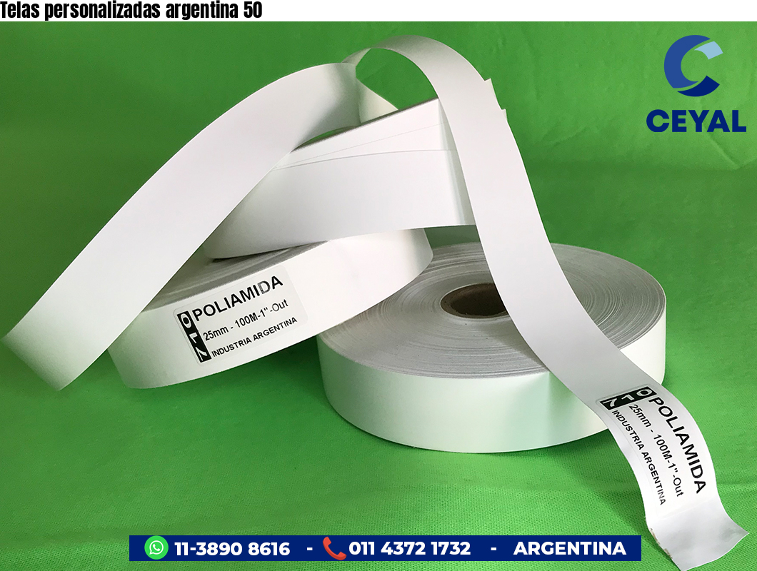 Telas personalizadas argentina 50