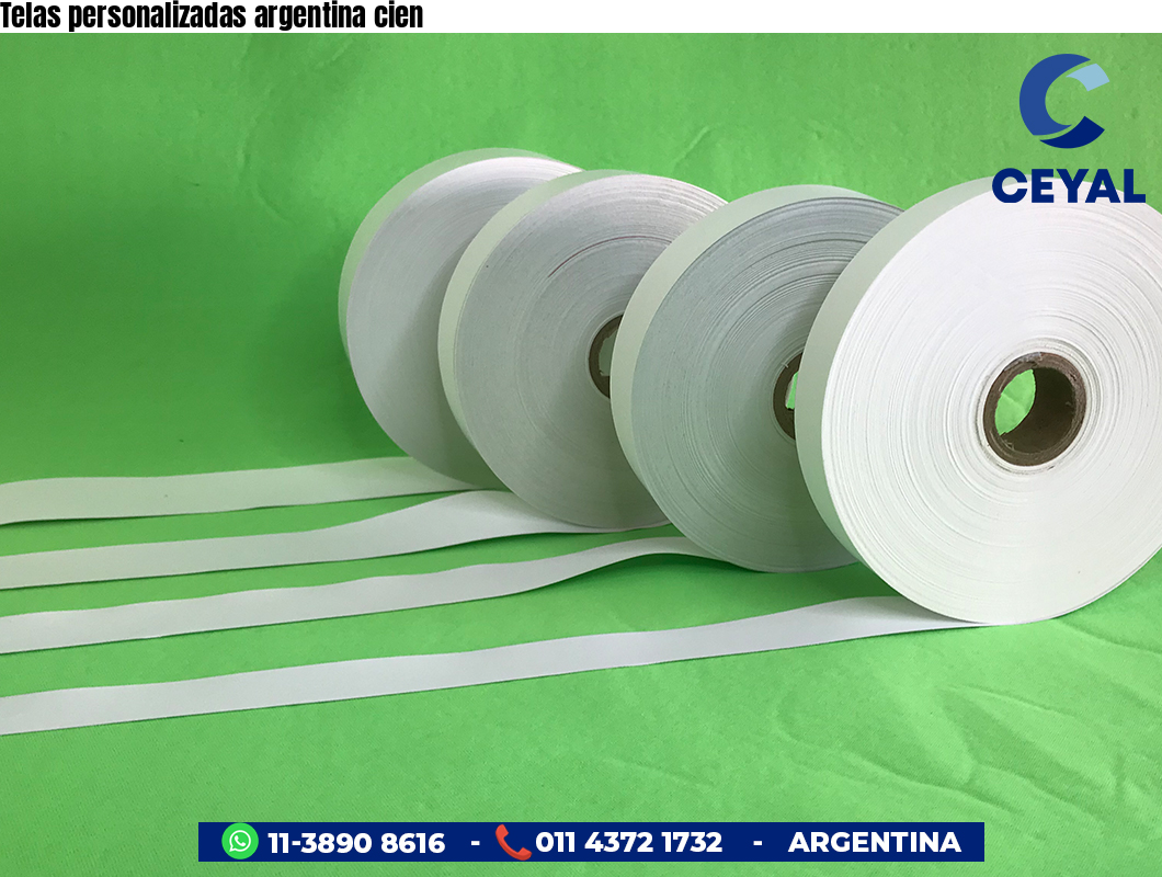 Telas personalizadas argentina cien