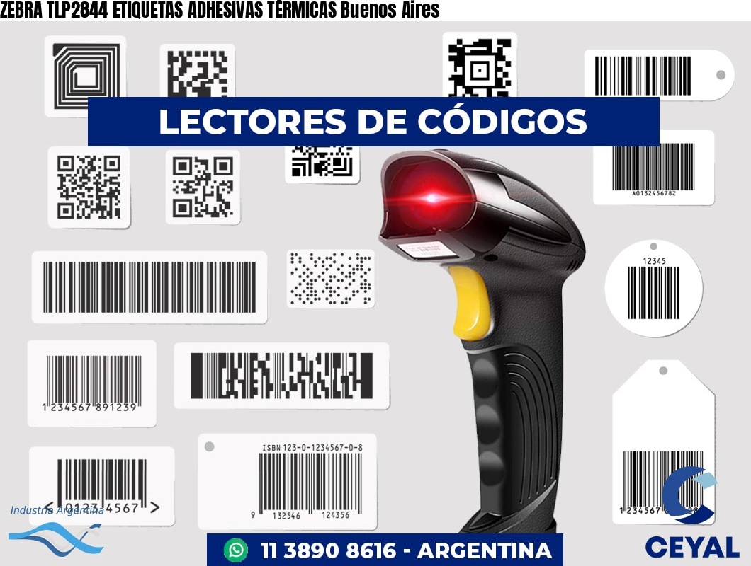 ZEBRA TLP2844 ETIQUETAS ADHESIVAS TÉRMICAS Buenos Aires