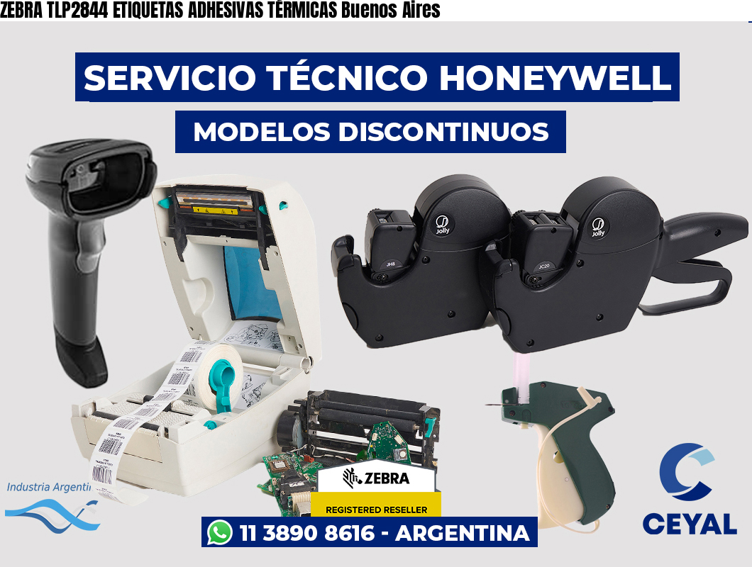 ZEBRA TLP2844 ETIQUETAS ADHESIVAS TÉRMICAS Buenos Aires