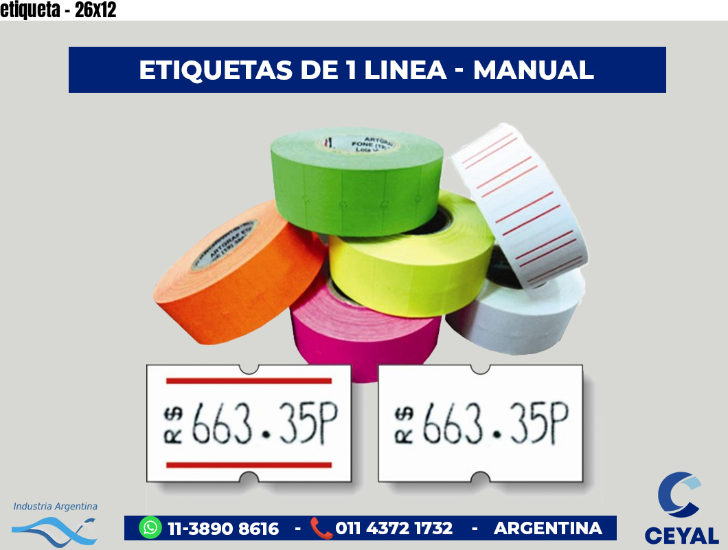 etiqueta - 26x12