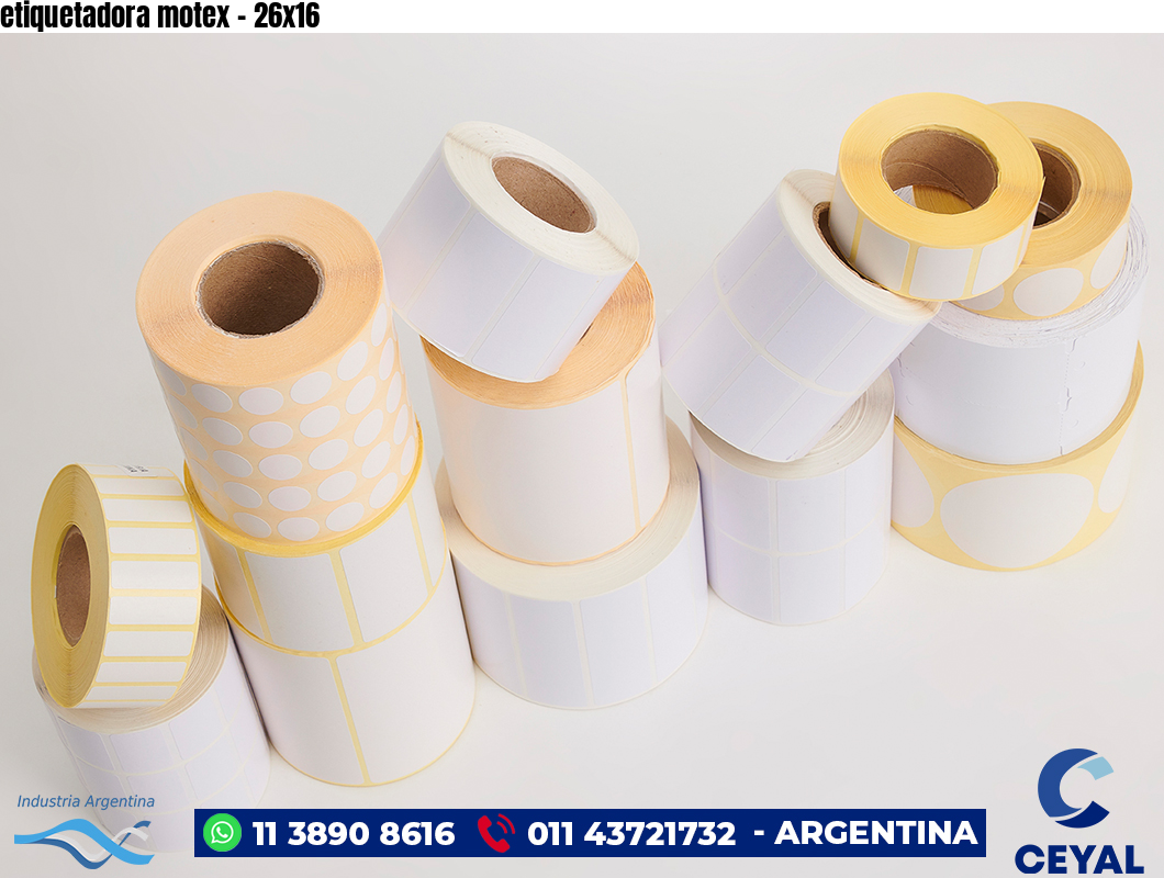 etiquetadora motex - 26x16