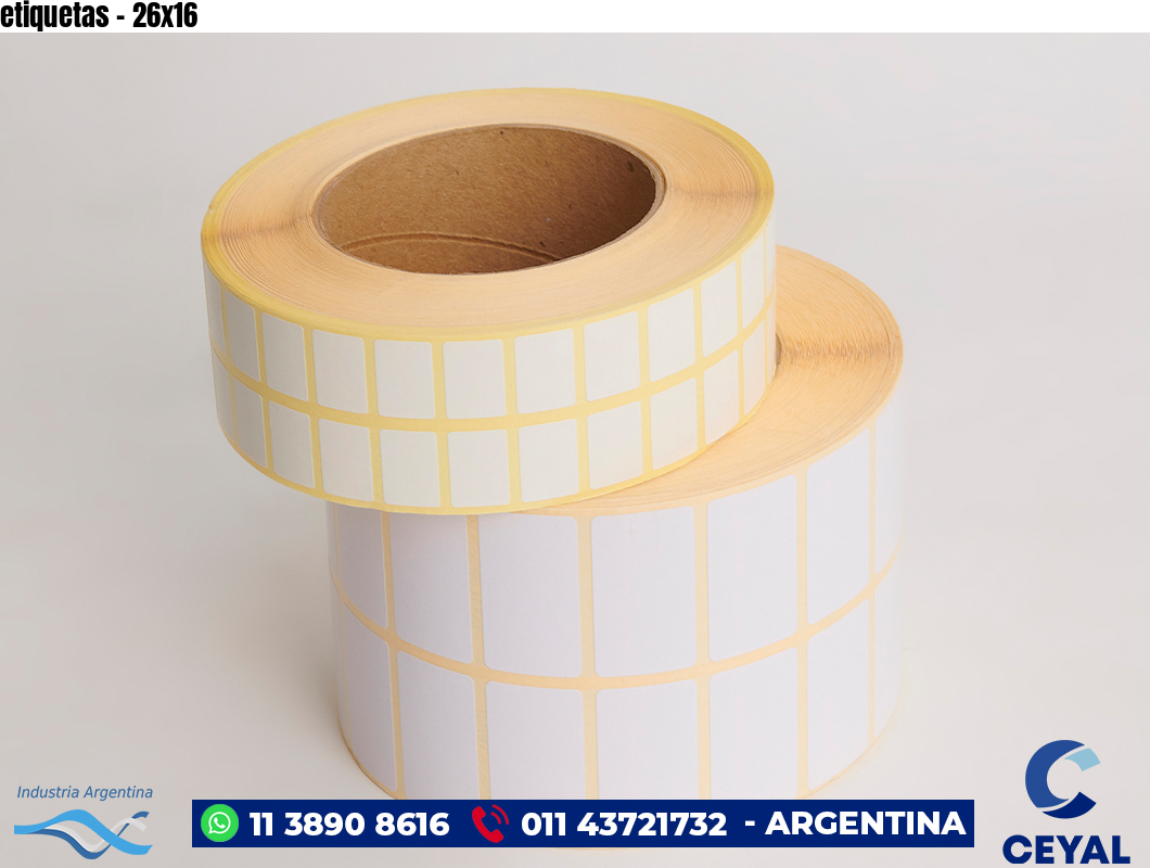 etiquetas - 26x16