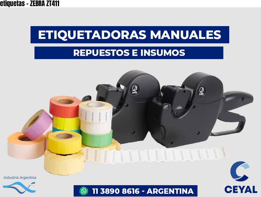 etiquetas - ZEBRA ZT411