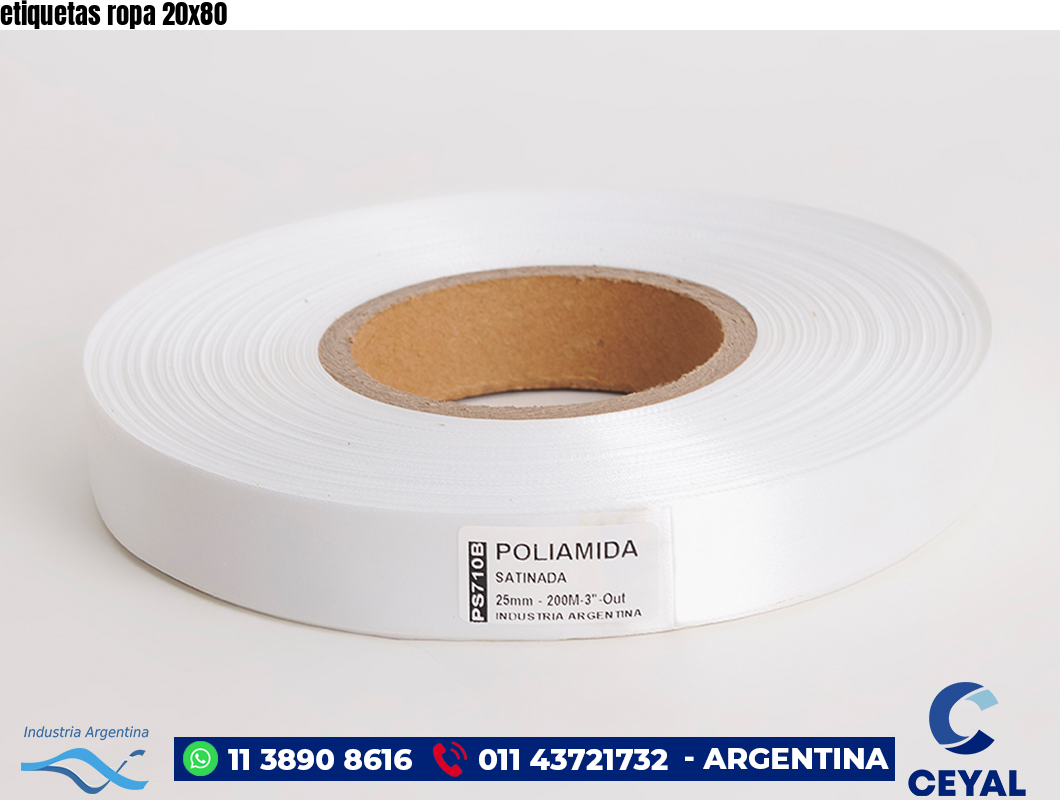 etiquetas ropa 20×80