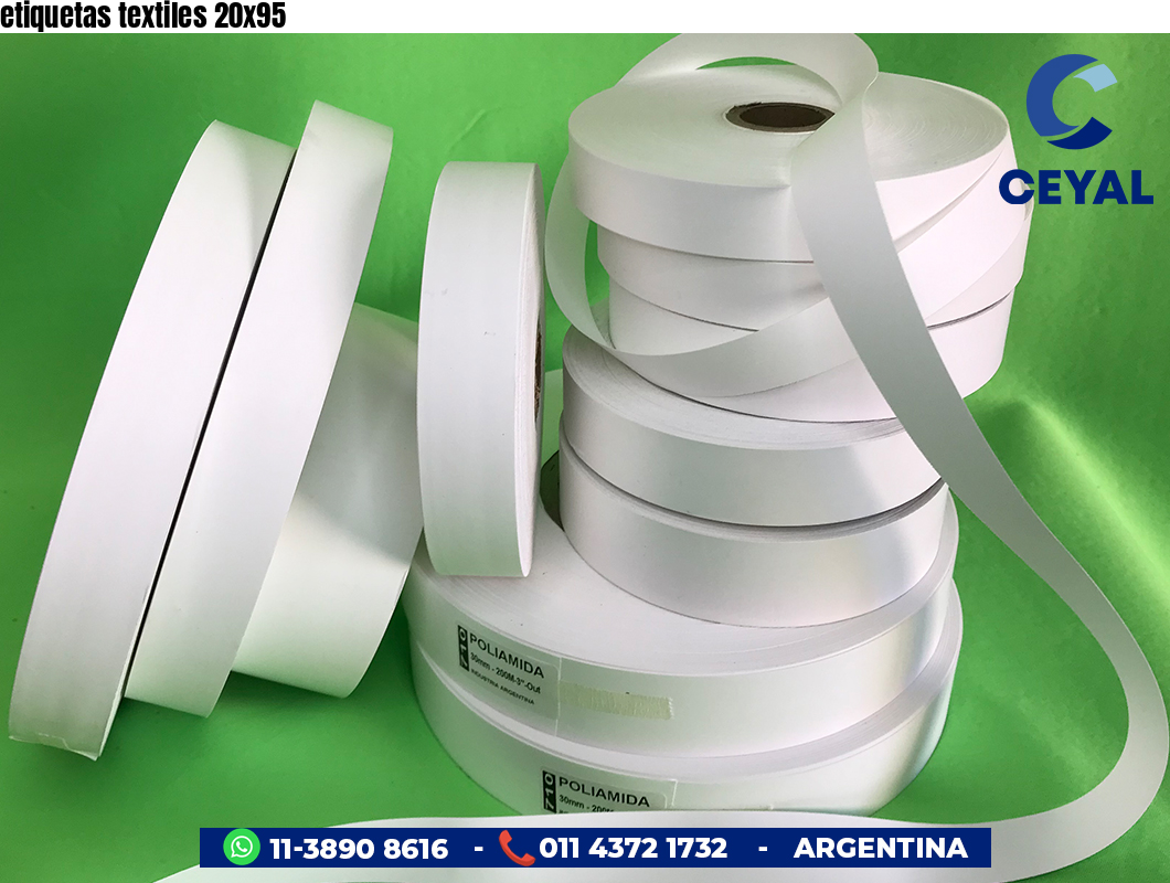 etiquetas textiles 20x95