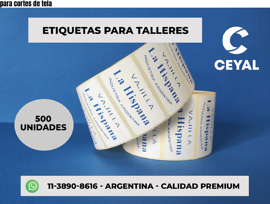 para cortes de tela