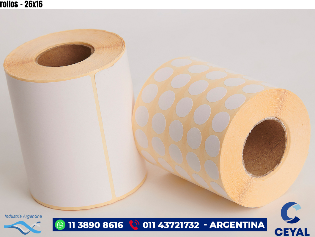 rollos - 26x16