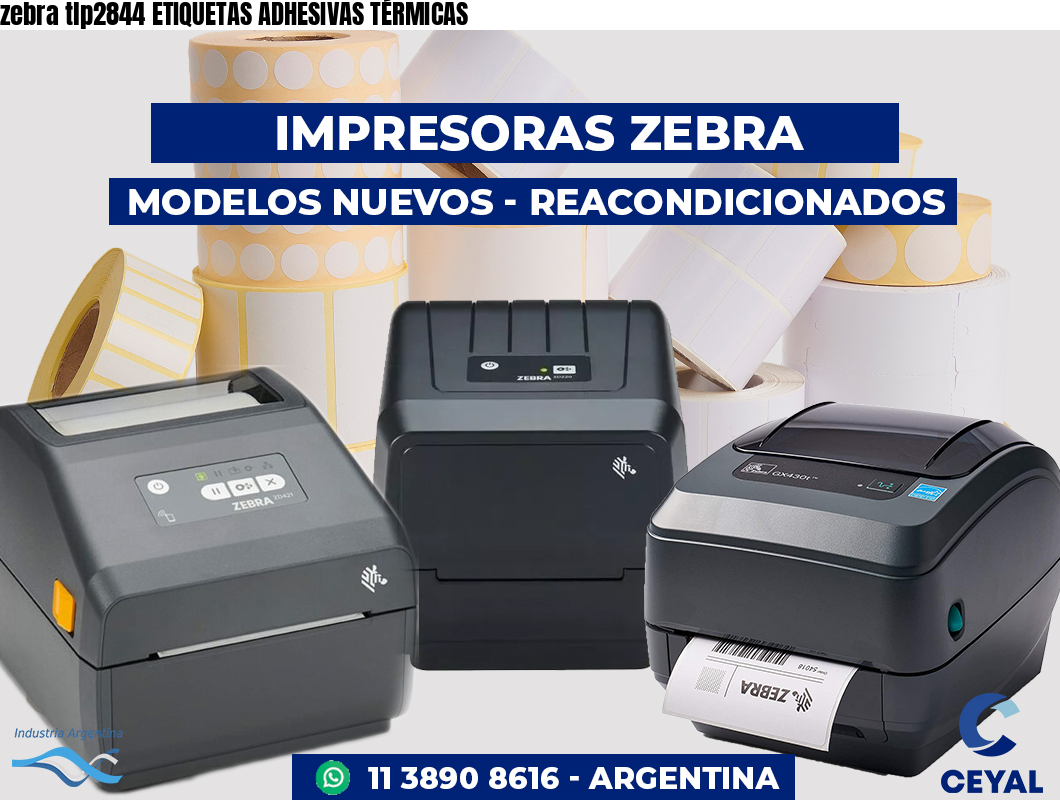 zebra tlp2844 ETIQUETAS ADHESIVAS TÉRMICAS