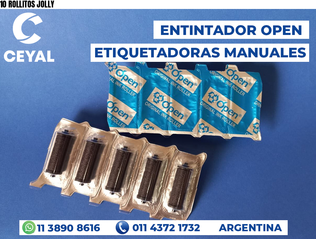 10 ROLLITOS JOLLY