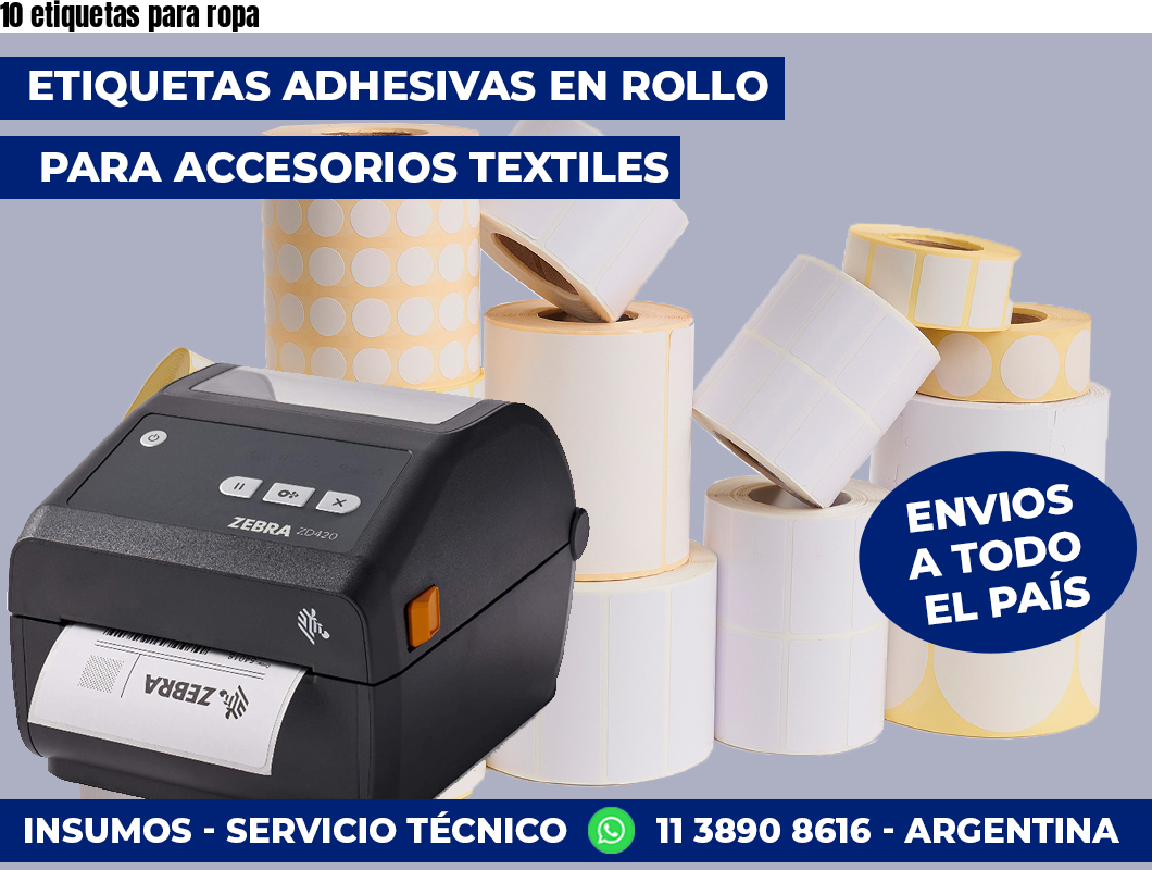10 etiquetas para ropa