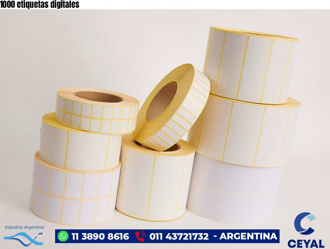 1000 etiquetas digitales