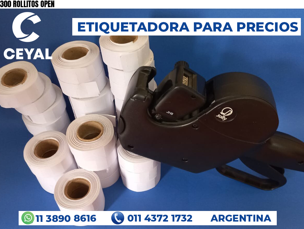 300 ROLLITOS OPEN
