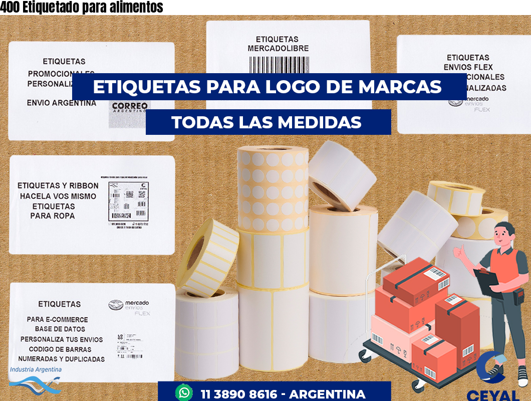 400 Etiquetado para alimentos