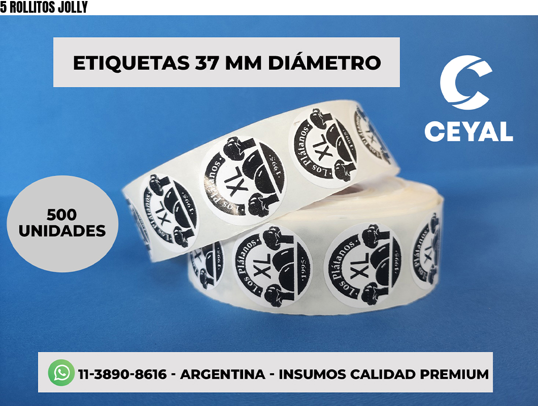 5 ROLLITOS JOLLY
