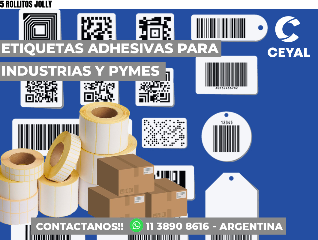 5 ROLLITOS JOLLY