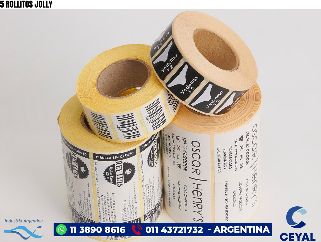 5 ROLLITOS JOLLY