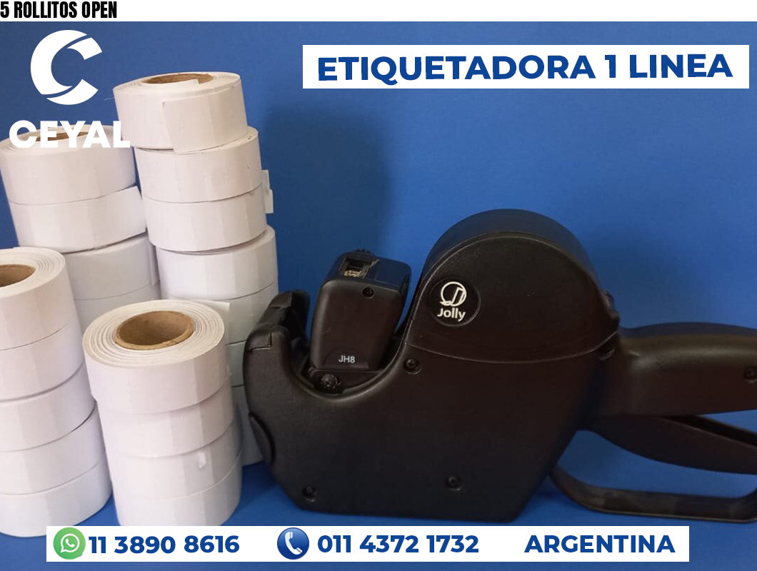 5 ROLLITOS OPEN