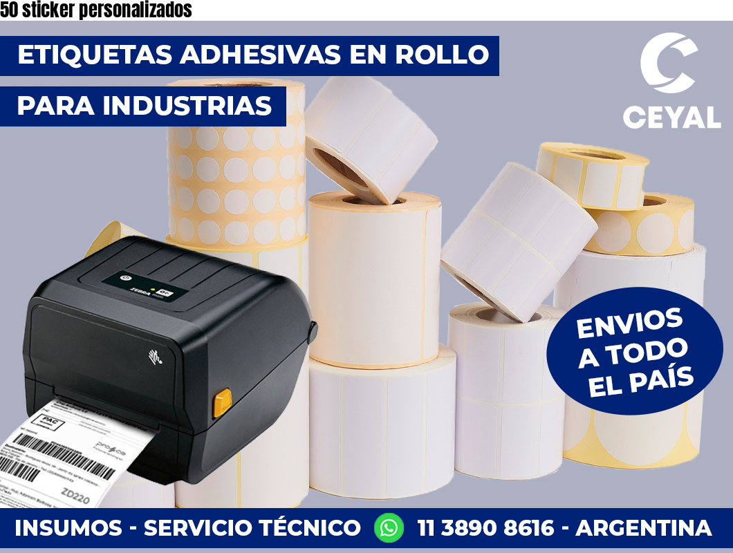 50 sticker personalizados 