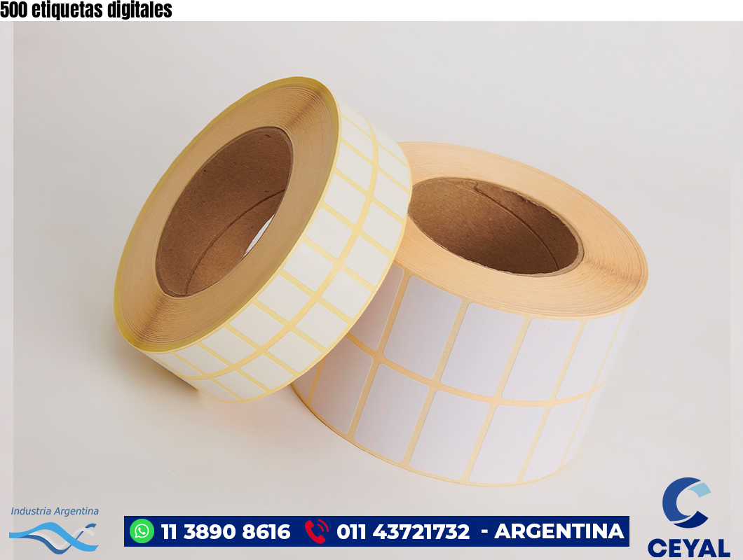 500 etiquetas digitales