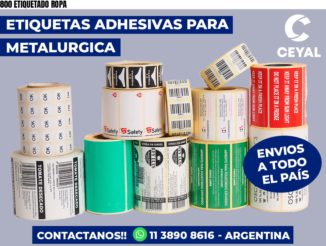 800 ETIQUETADO ROPA