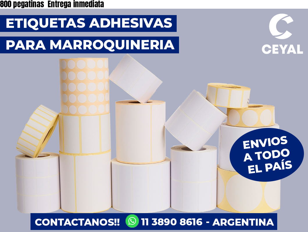 800 pegatinas  Entrega inmediata