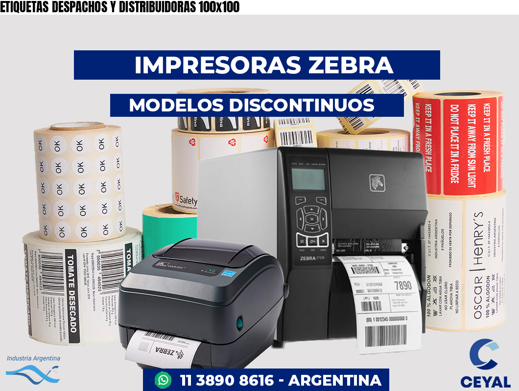 ETIQUETAS DESPACHOS Y DISTRIBUIDORAS 100x100