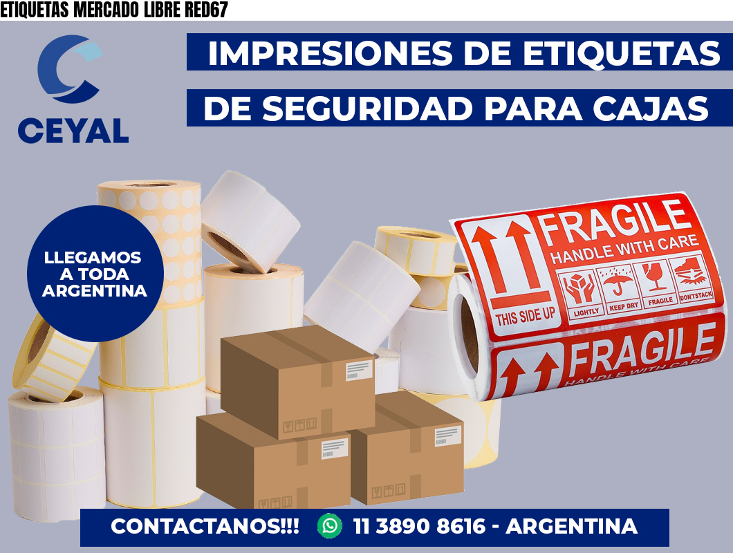 ETIQUETAS MERCADO LIBRE RED67