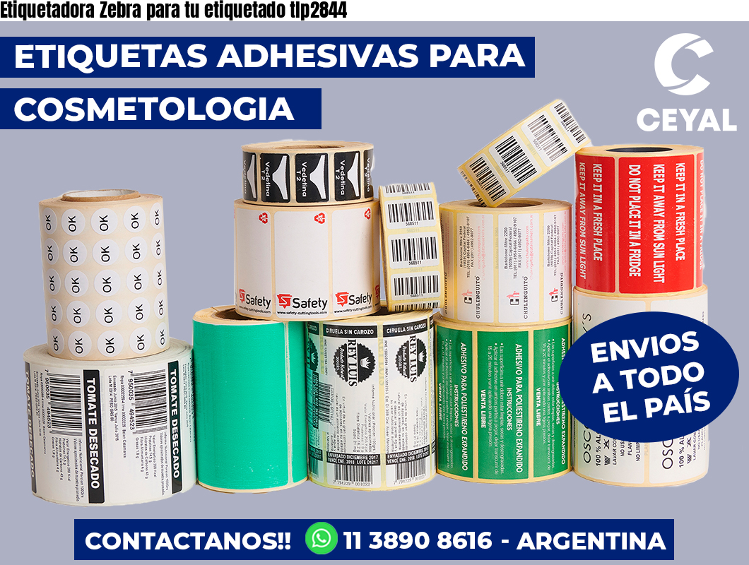 Etiquetadora Zebra para tu etiquetado tlp2844