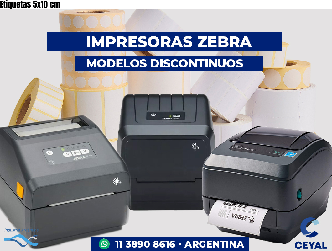 Etiquetas 5x10 cm