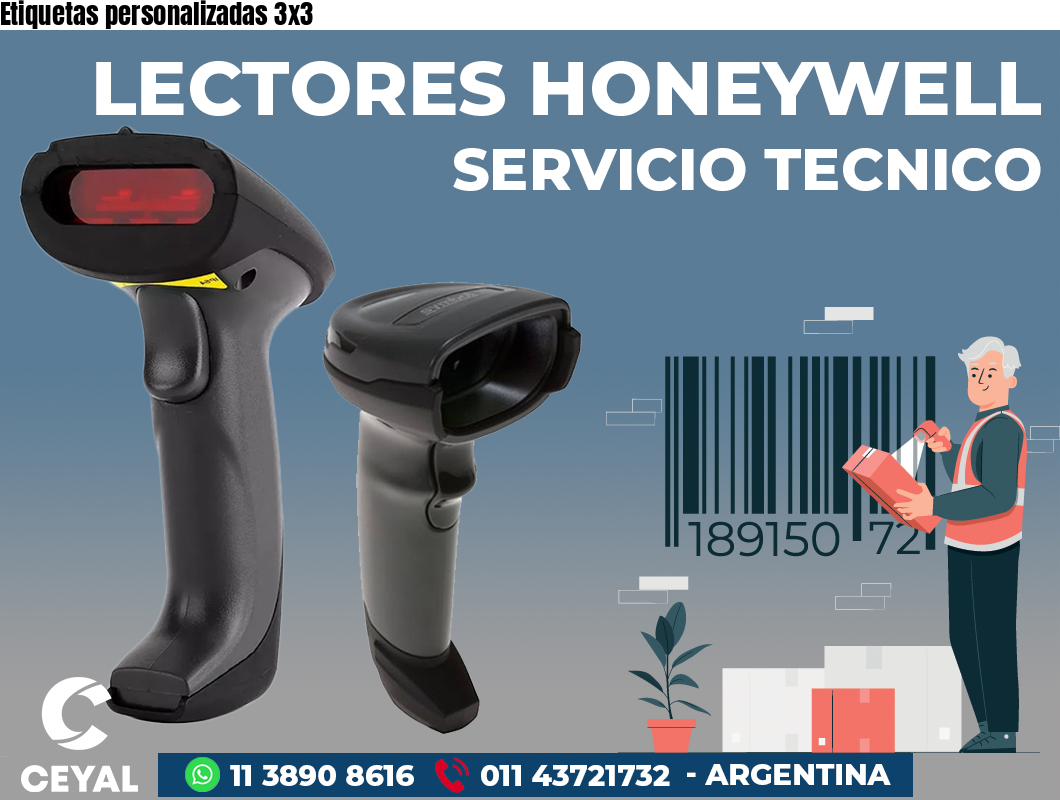 Etiquetas personalizadas 3x3 