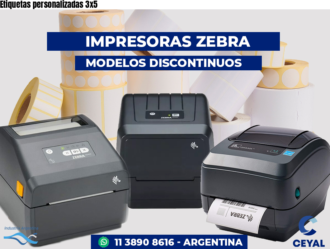Etiquetas personalizadas 3x5