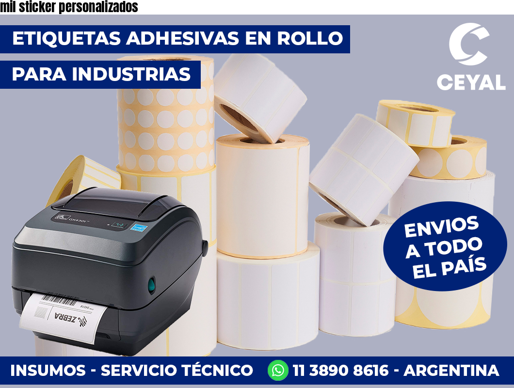 mil sticker personalizados