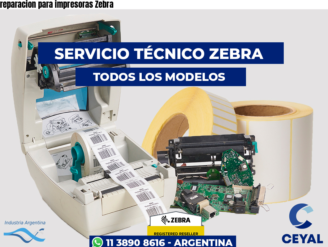 reparacion para impresoras Zebra