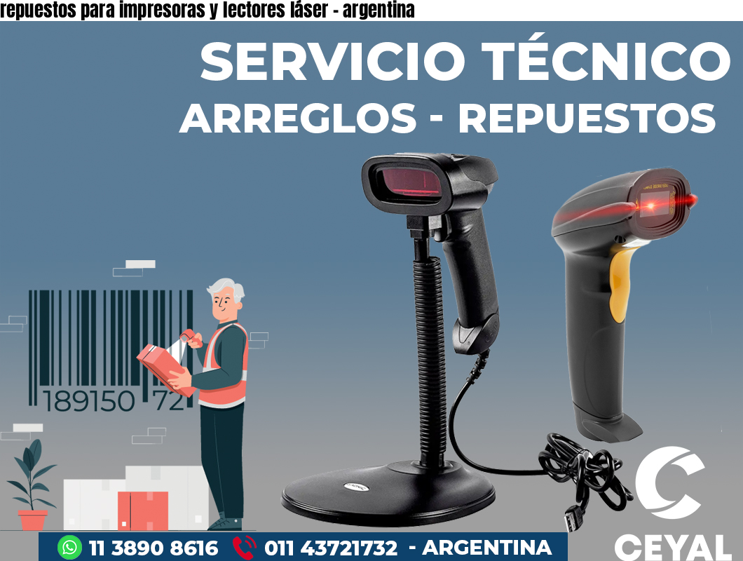 repuestos para impresoras y lectores láser - argentina