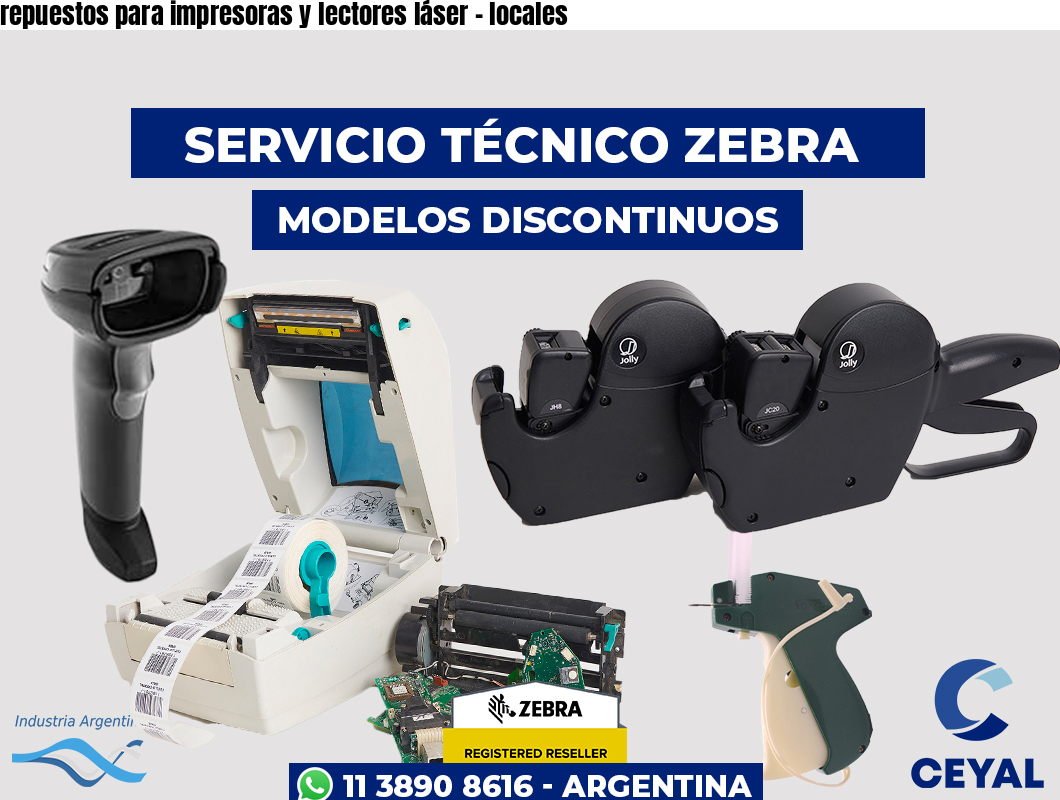 repuestos para impresoras y lectores láser – locales