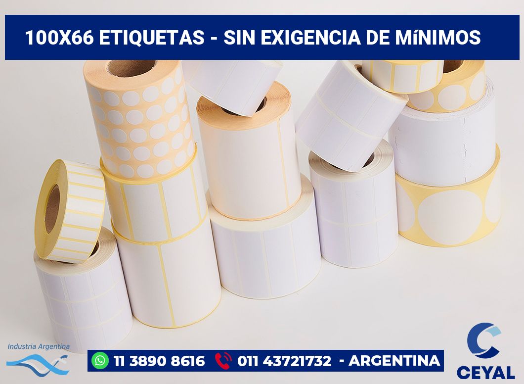 100×66 Etiquetas