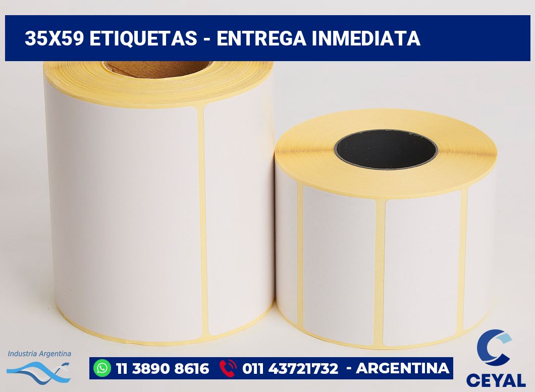 35x59 Etiquetas
