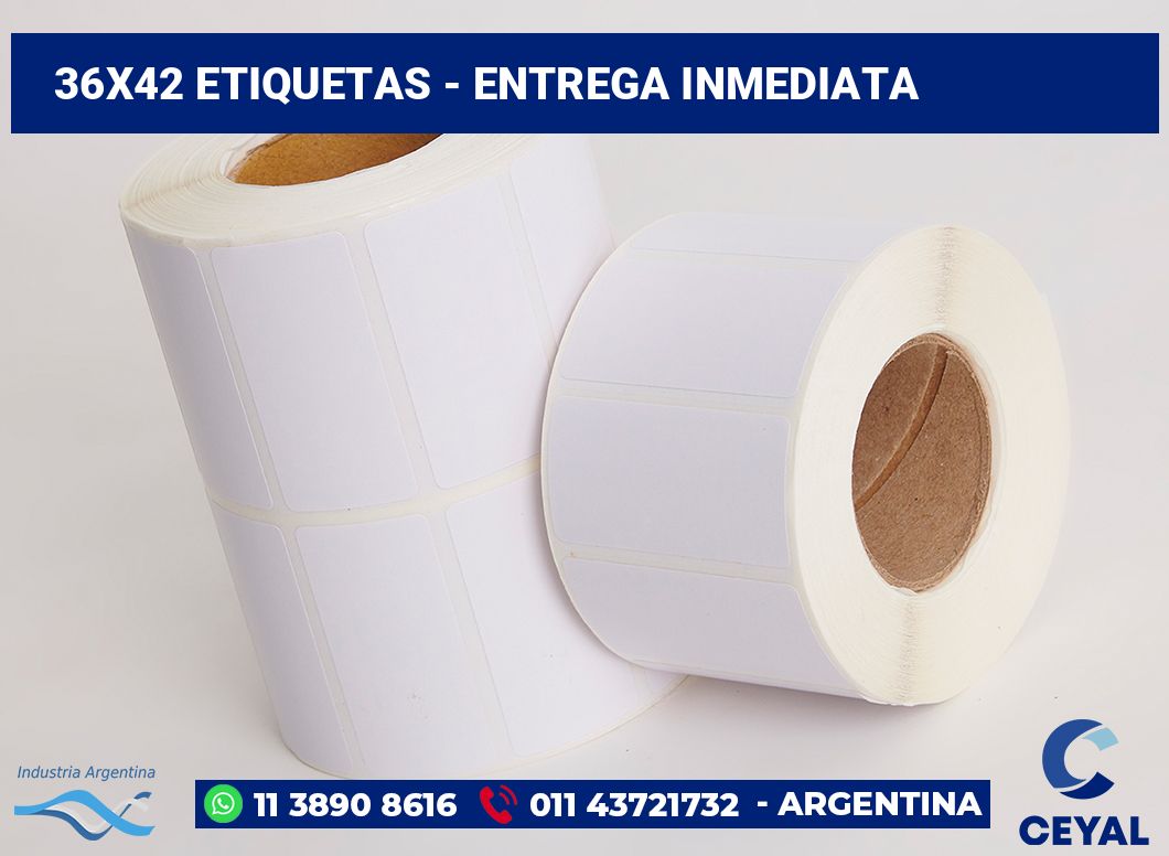 36x42 Etiquetas