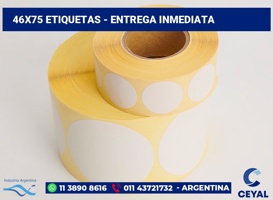 46×75 Etiquetas